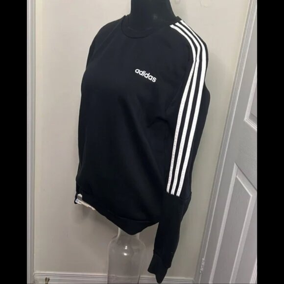 Adidas Signature Crew Neck Sweatshirt Top Size Large - Picture 6 of 9